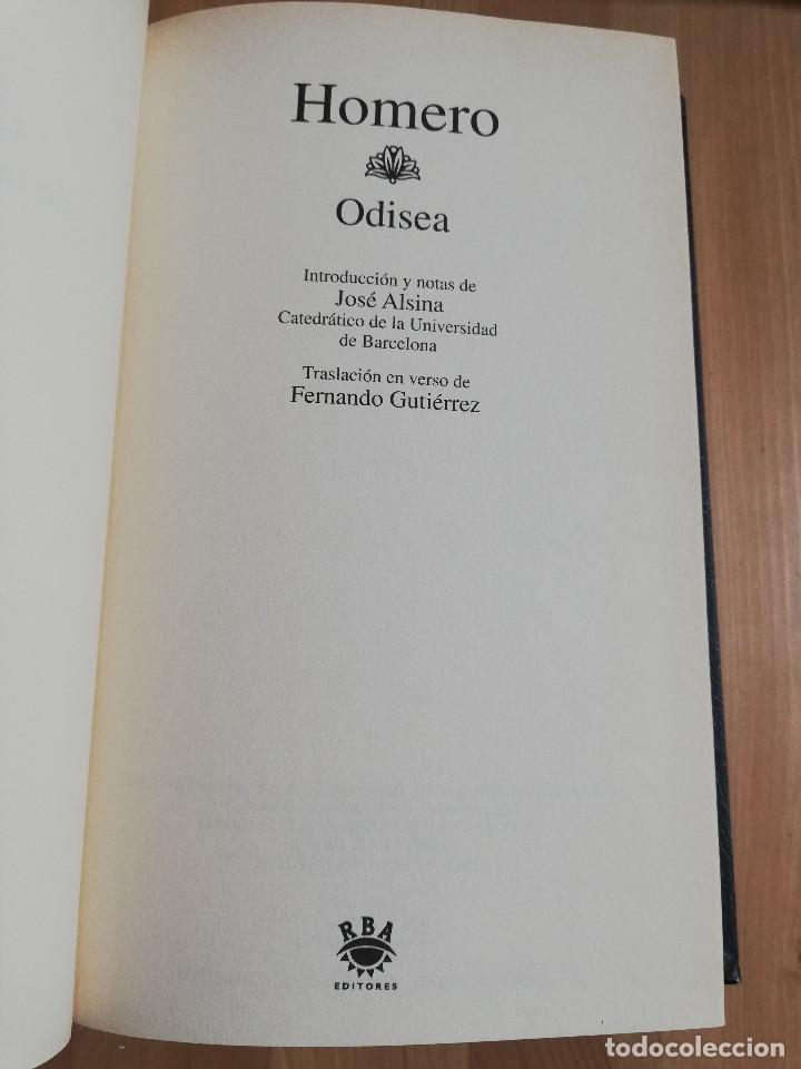 Libros de segunda mano: ODISEA (HOMERO) INTRODUCCI&Oacute;N Y NOTAS DE JOS&Eacute; ALSINA - Foto 2