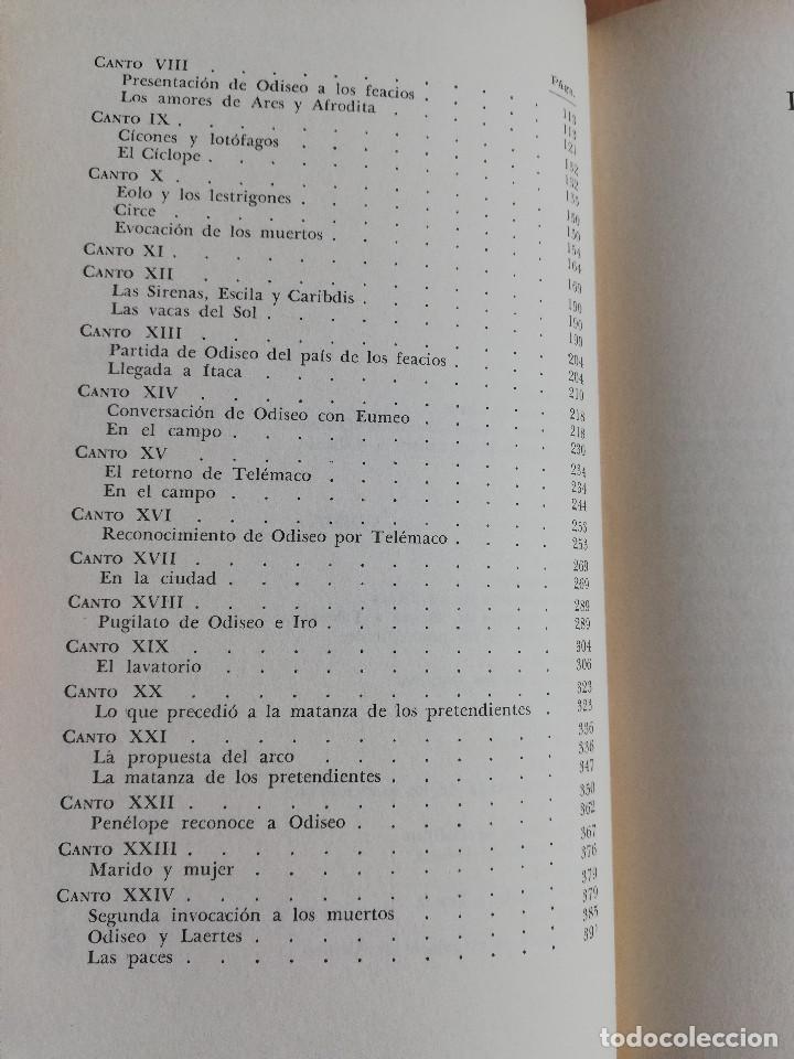 Libros de segunda mano: ODISEA (HOMERO) INTRODUCCI&Oacute;N Y NOTAS DE JOS&Eacute; ALSINA - Foto 4