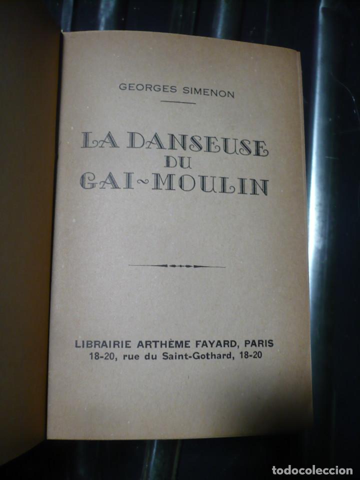 Libros de segunda mano: Georges Simenon, La Danseuse du Gai - Moulin, en franc&eacute;s. - Foto 2