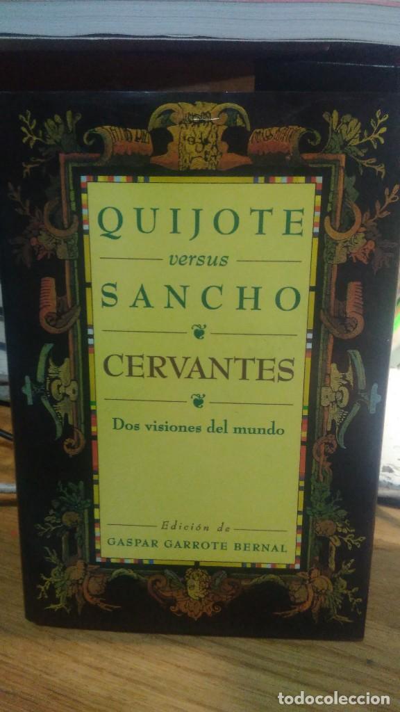 Libros de segunda mano: QUIJOTE VERSUS SANCHO, CERVANTES - Foto 1