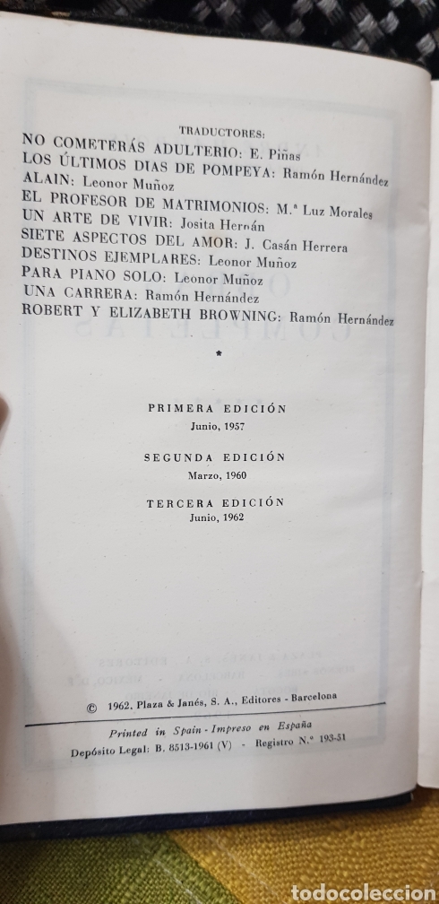 Libros de segunda mano: Libros OBRAS COMPLETAS ANDR&Eacute; MAUROIS (TOMOS II, IV y V) - Foto 16
