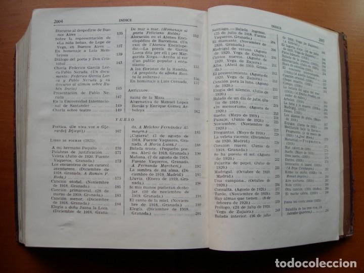 Libros de segunda mano: OBRAS COMPLETAS / FEDERICO GARC&Iacute;A LORCA - Foto 3