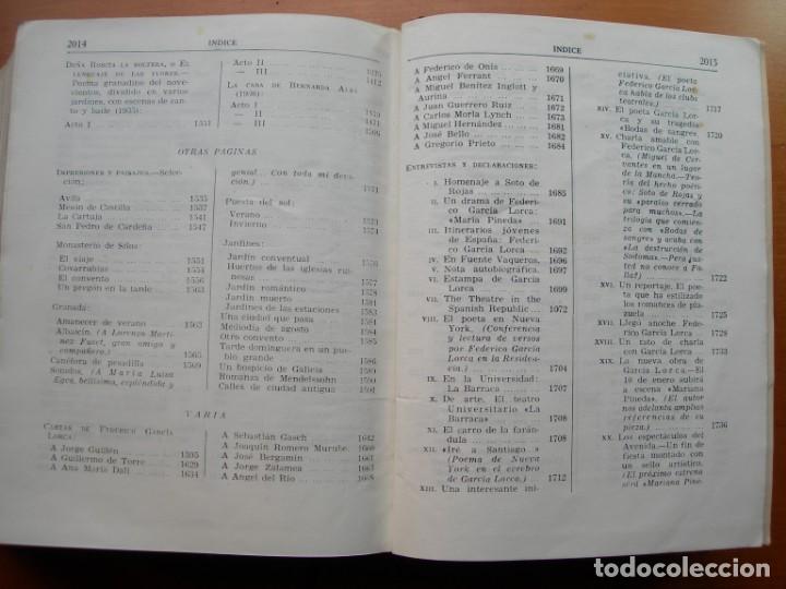 Libros de segunda mano: OBRAS COMPLETAS / FEDERICO GARC&Iacute;A LORCA - Foto 8