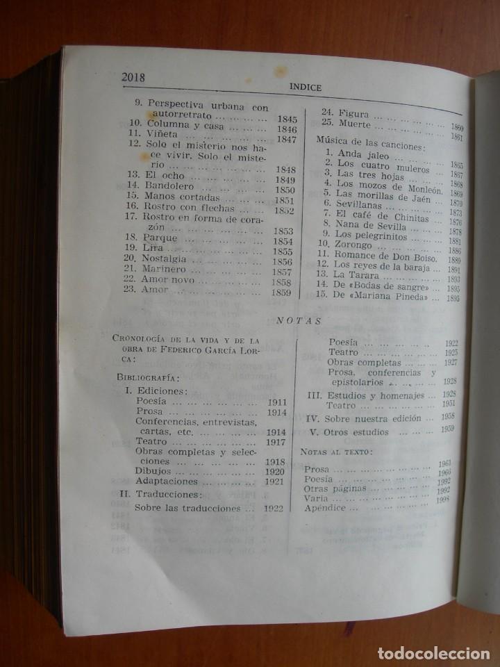 Libros de segunda mano: OBRAS COMPLETAS / FEDERICO GARC&Iacute;A LORCA - Foto 10