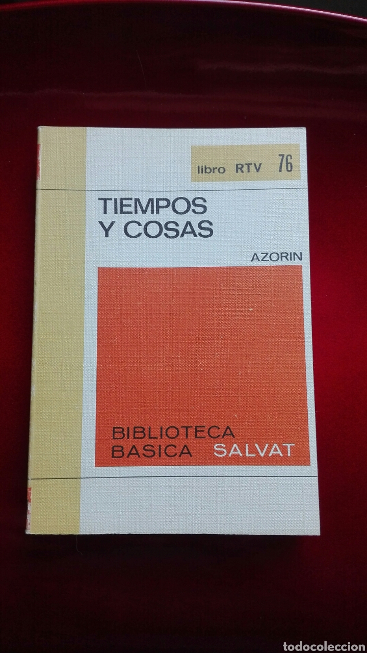 Libros de segunda mano: Azor&iacute;n Tiempos y Cosas Salvat - Foto 1