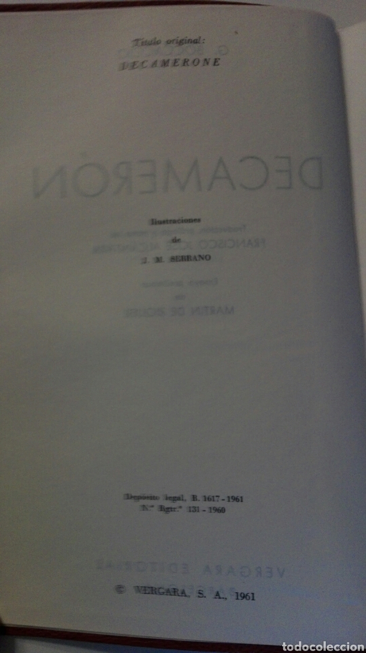 Libros de segunda mano: EL DECAMERON. BOCCACCIO. TAPA DURA - Foto 4