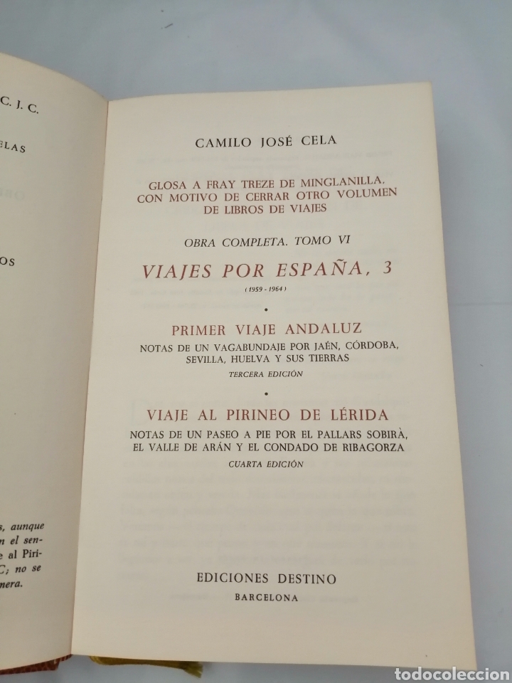 Libros de segunda mano: CAMILO JOS&Eacute; CELA. Obra completa Tomo 6 - Foto 7