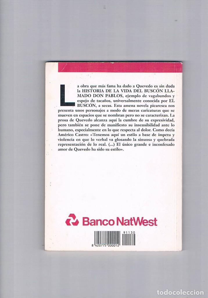 Libros de segunda mano: EL BUSC&Oacute;N. FRANCISCO DE QUEVEDO **- - Foto 2