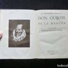 Libros de segunda mano: DON QUIJOTE DE LA MANCHA. MIGUEL DE CERVANTES. EDICIONES FAX, 1945. Lote 245156225