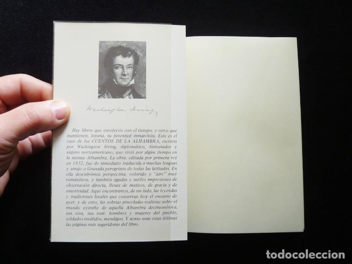Libros de segunda mano: CUENTOS DE LA ALHAMBRA. WASHINGTON IRVING. ED. MIGUEL S&Aacute;NCHEZ, 1990. COMO NUEVO - Foto 4