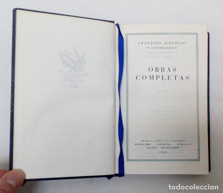 Libros de segunda mano: FRAN&Ccedil;OIS MAURIAC OBRAS COMPLETAS. TOMO III. 1961 - Foto 3