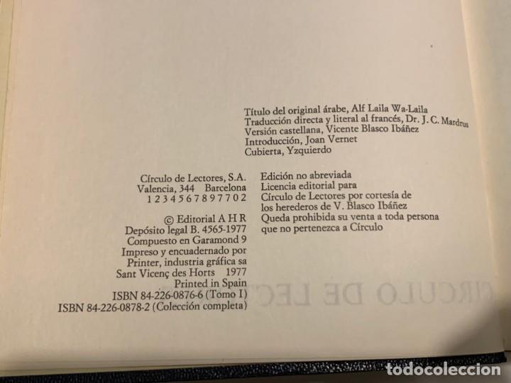 Libros de segunda mano: LAS MIL Y UNA NOCHES - 2 TOMOS - EDITORIAL A H R - Foto 3