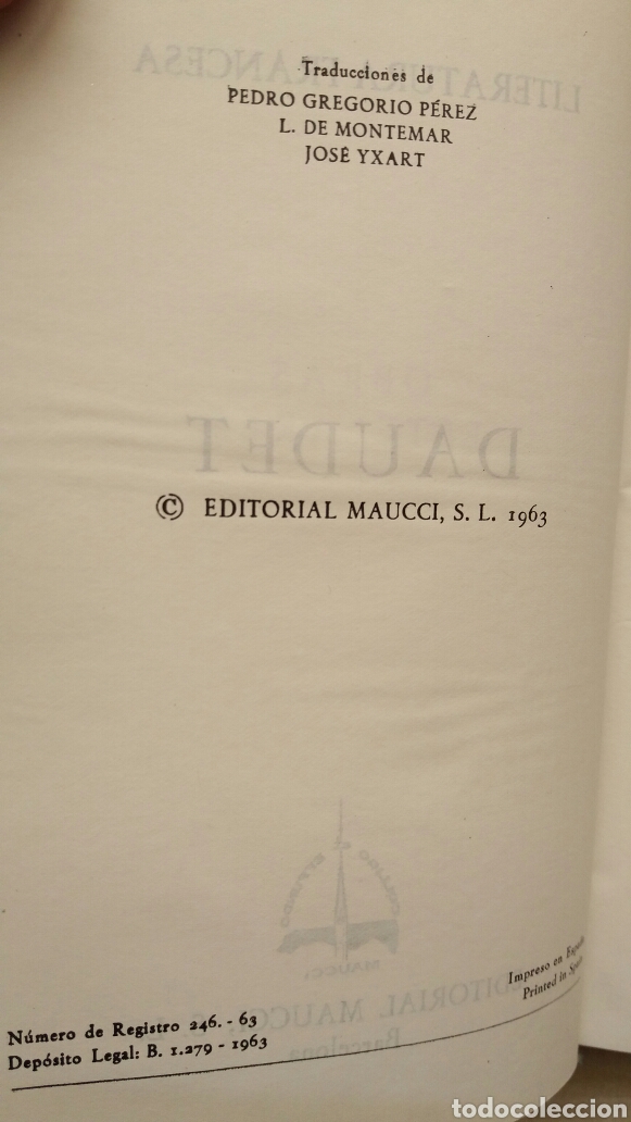 Libros de segunda mano: Obras Estelares Alphonse Daudet. Editorial Maucci, 1963. - Foto 5