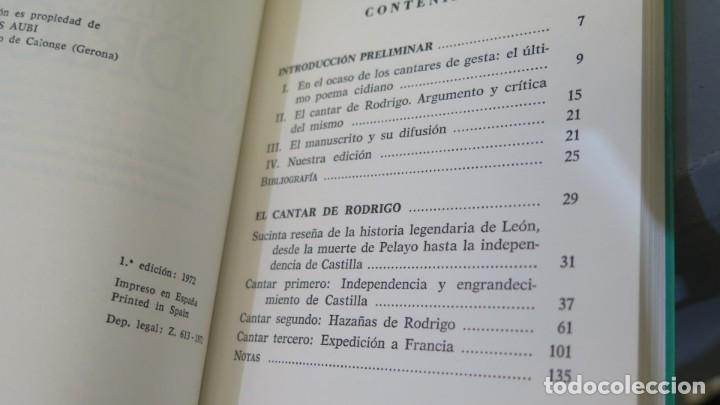 Libros de segunda mano: CANTAR DE RODRIGO. An&oacute;nimo - Foto 2