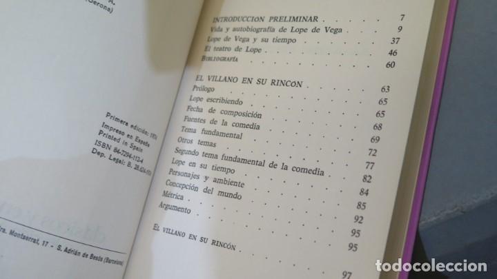 Libros de segunda mano: EL VILLANO EN SU RINCON. LOPE DE VEGA - Foto 3