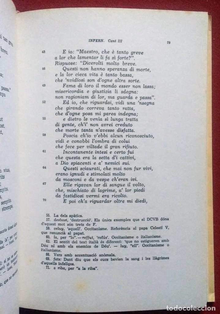 Libros de segunda mano: DIVINA COMEDIA - BARCINO - COMPLETA EN SIS VOLUMS. - Foto 5