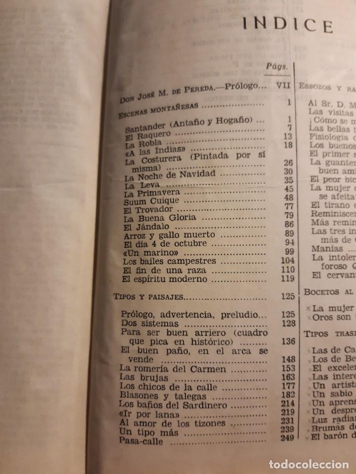 Libros de segunda mano: Pereda obras completas Aguilar 1940 - Foto 8
