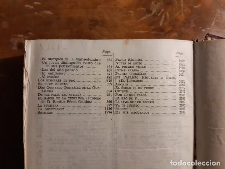 Libros de segunda mano: Pereda obras completas Aguilar 1940 - Foto 10