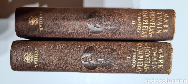 Libros de segunda mano: Mark Twain novelas completas tomos I y II - Foto 3