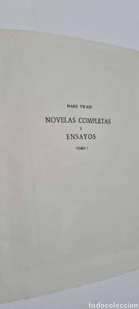Libros de segunda mano: Mark Twain novelas completas tomos I y II - Foto 6