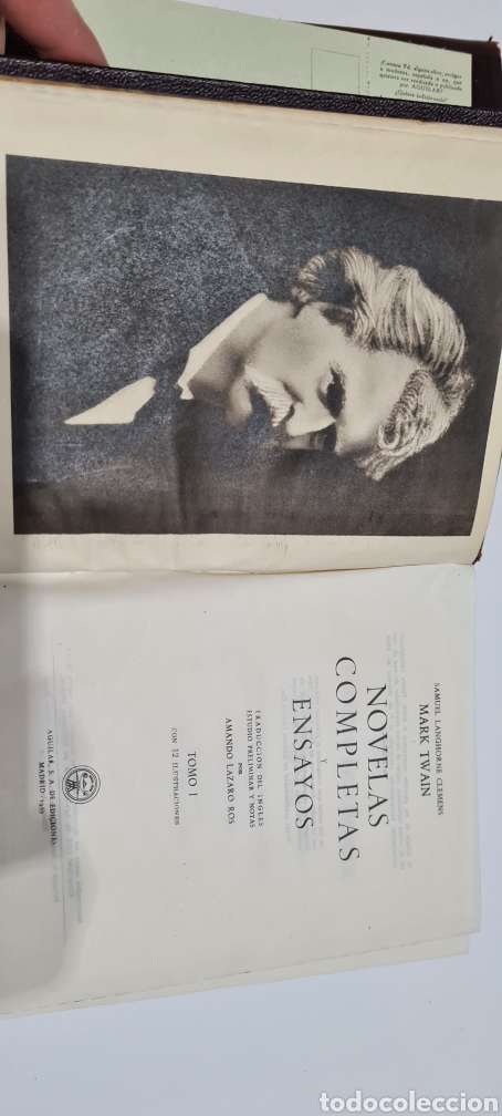 Libros de segunda mano: Mark Twain novelas completas tomos I y II - Foto 7