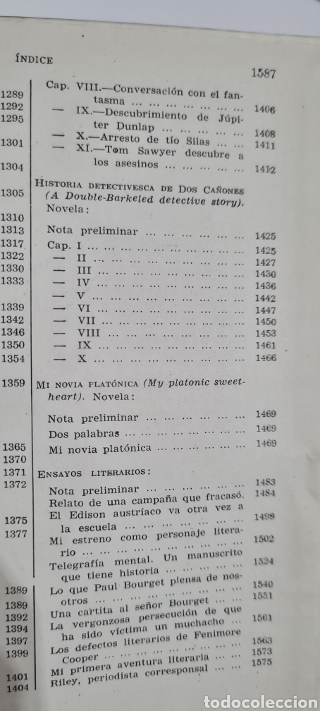 Libros de segunda mano: Mark Twain novelas completas tomos I y II - Foto 10