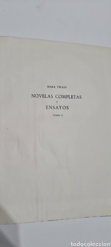 Libros de segunda mano: Mark Twain novelas completas tomos I y II - Foto 13
