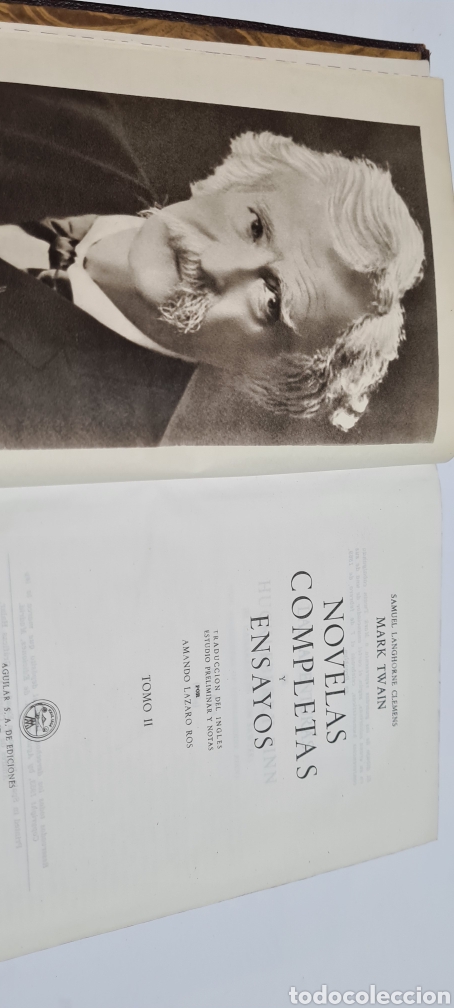 Libros de segunda mano: Mark Twain novelas completas tomos I y II - Foto 14