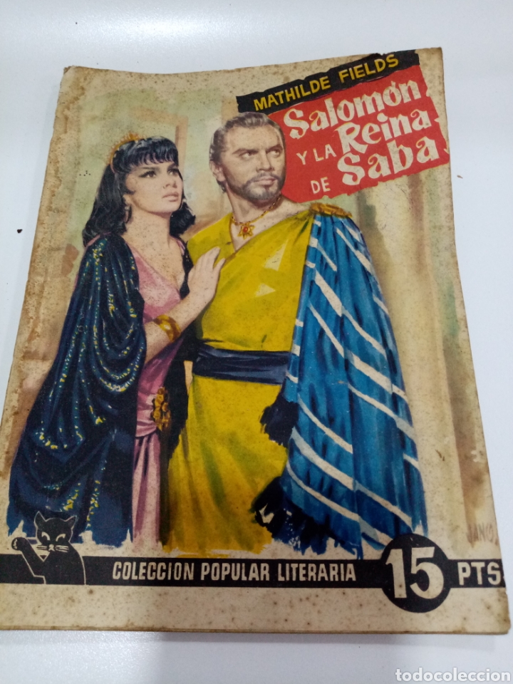 Libros de segunda mano: Salom&oacute;n y la Reina de Saba - Mathilde Fields - Colecci&oacute;n Popular Literaria - Foto 1