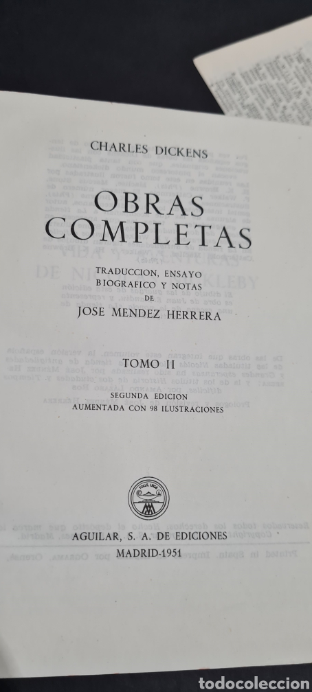 Libros de segunda mano: Colecci&oacute;n Charles Dickens obras completas 6 tomos - Foto 12