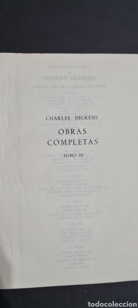 Libros de segunda mano: Colecci&oacute;n Charles Dickens obras completas 6 tomos - Foto 14