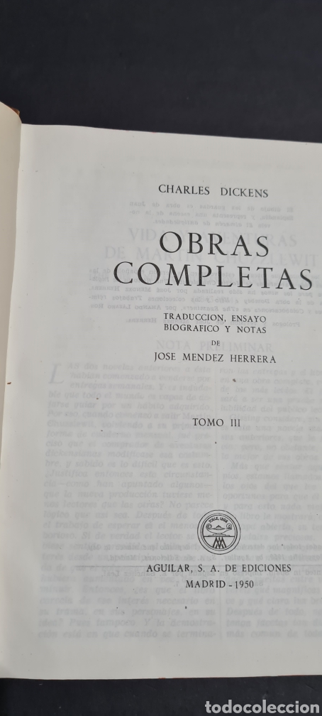 Libros de segunda mano: Colecci&oacute;n Charles Dickens obras completas 6 tomos - Foto 16