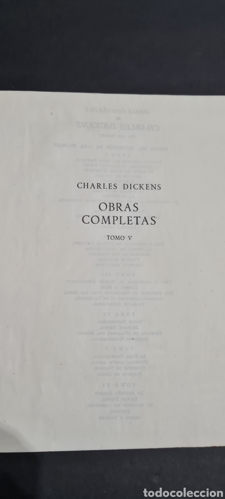 Libros de segunda mano: Colecci&oacute;n Charles Dickens obras completas 6 tomos - Foto 22