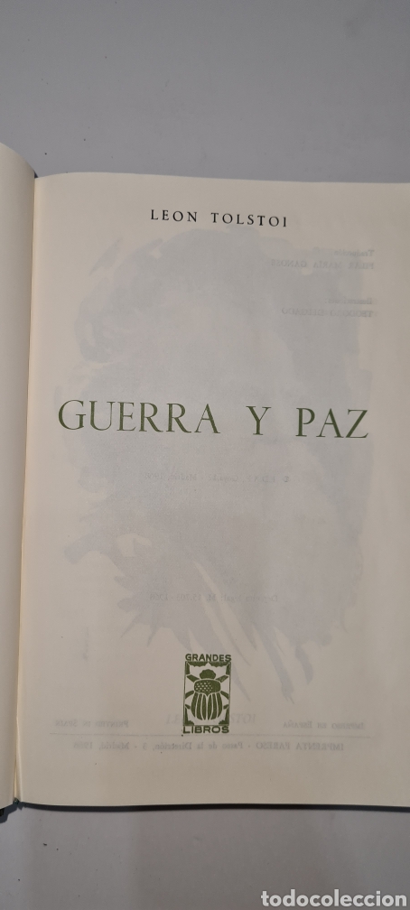 Libros de segunda mano: Guerra y paz Le&oacute;n Tolstoi EDAF - Foto 5