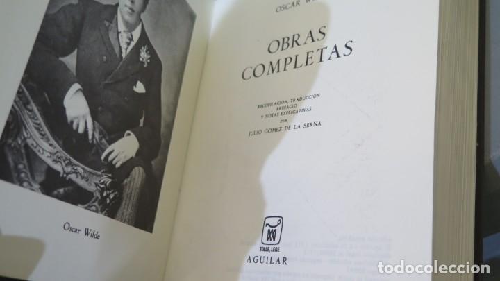 Libros de segunda mano: 1972.- OBRAS COMPLETAS. WILDE. AGUILAR - Foto 2