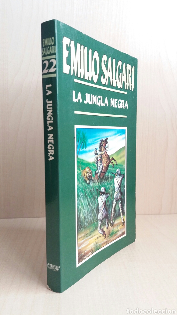 Libros de segunda mano: La jungla negra. Emilio Salgari. Orbis, Salgari 22, 1987. - Foto 3