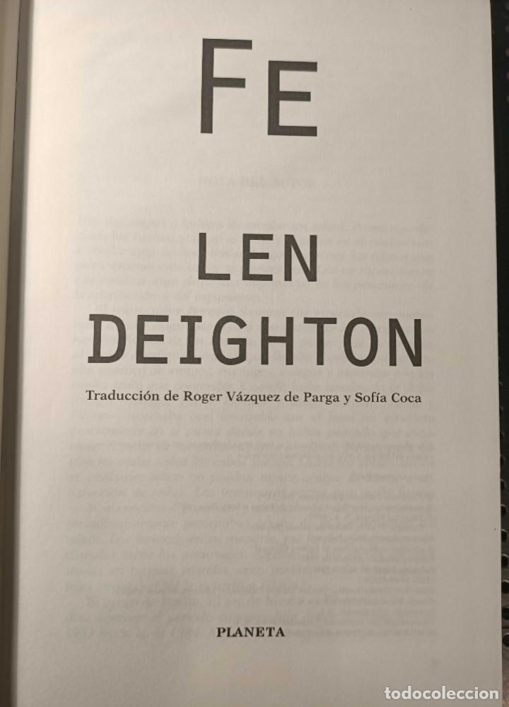 Libros de segunda mano: Libro &ldquo;Fe&rdquo; de Len Deighton, 1994 - Foto 3