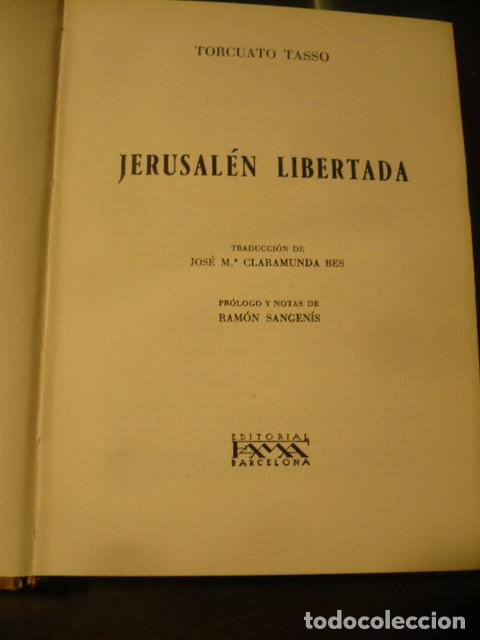 Libros de segunda mano: Torcuato Tasso, JERUSAL&Eacute;N LIBERADA - Foto 2