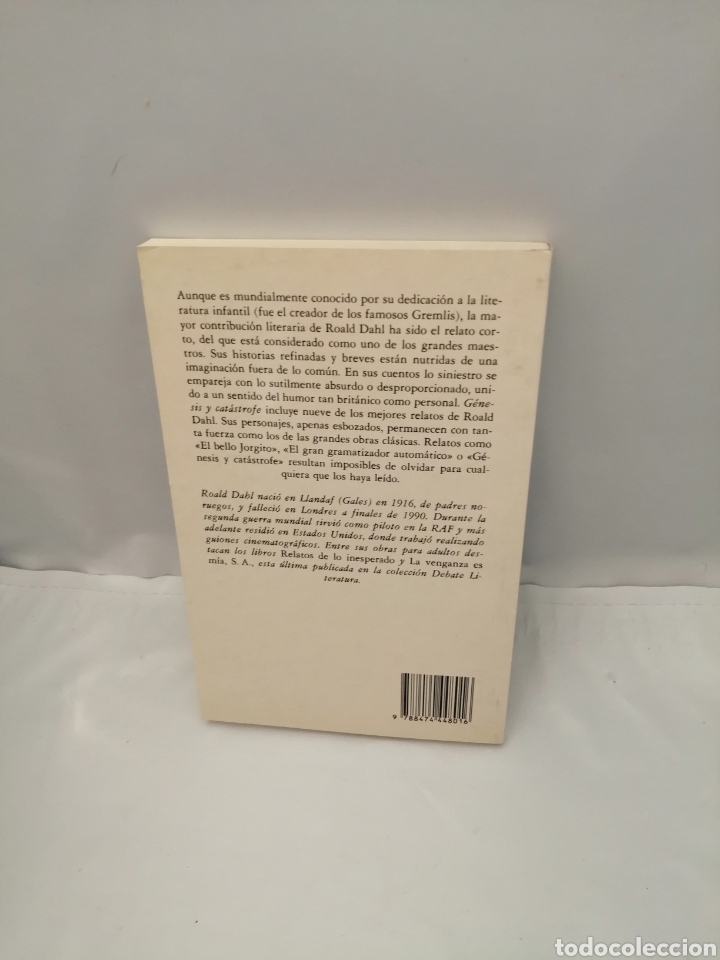 Libros de segunda mano: G&Eacute;NESIS Y CAT&Aacute;STROFE (PRIMERA EDICI&Oacute;N EN BOLSILLO, COMO NUEVO) - Foto 2