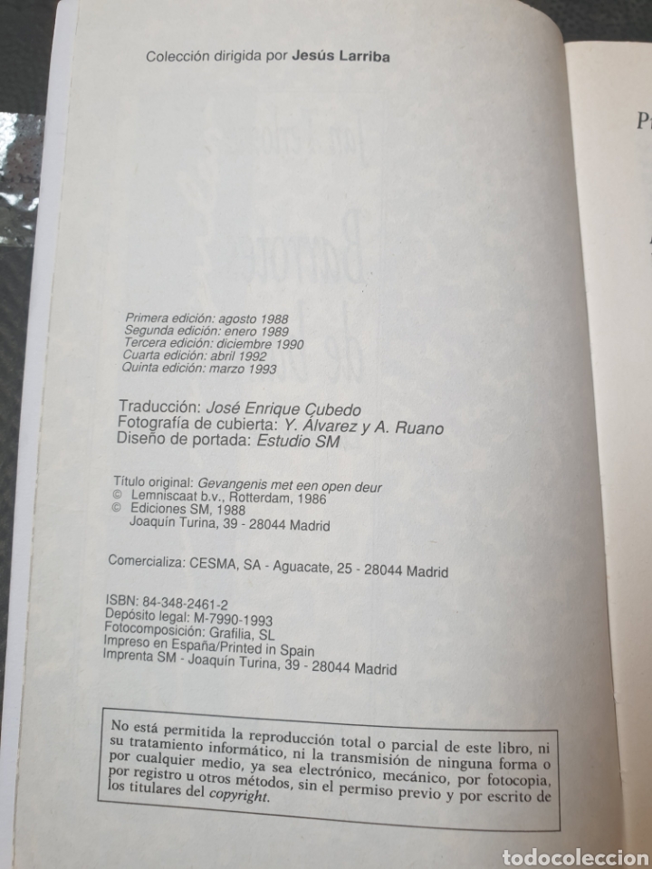 Libros de segunda mano: Barrotes de bamb&uacute; - Jan terlouw - Foto 5