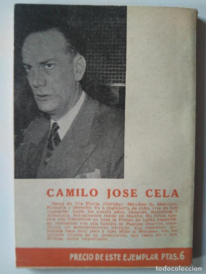 Libros de segunda mano: Camilo José Cela. Café de artistas. La novela del sábado nº 6. 1953. Primera edición - Foto 2 - 252364690