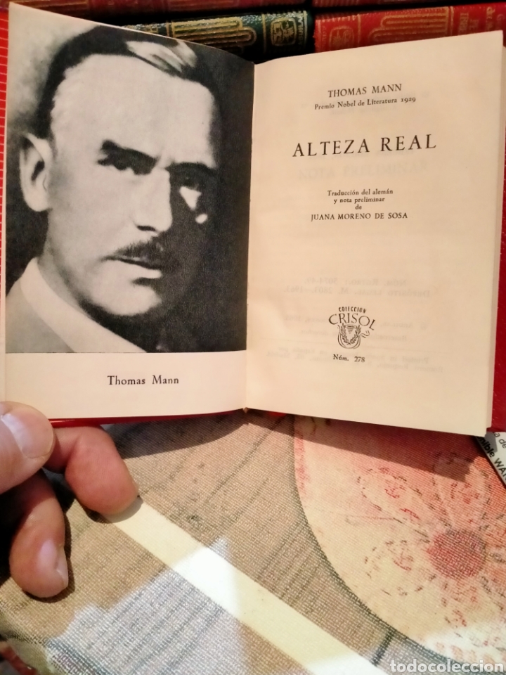 Libros de segunda mano: THOMAS MANN. ALTEZA REAL .AGUILAR. COLECCI&Oacute;N CRISOL - Foto 2
