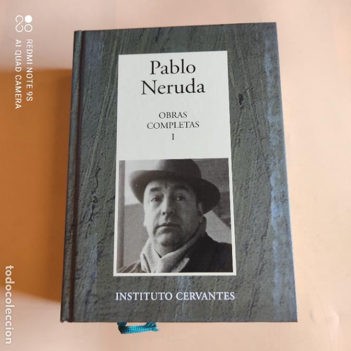 Libros de segunda mano: OBRAS COMPLETAS I. PABLO NERUDA. INSTITUTO CERVANTES. 2005. PAGS. 1279. - Foto 1