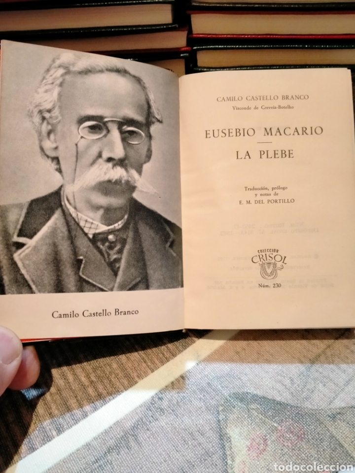 Libros de segunda mano: CAMILO CASTILLO BLANCO. EUSEBIO MACARIO/LA PLEBE .AGUILAR. COLECCI&Oacute;N CRISOL - Foto 2