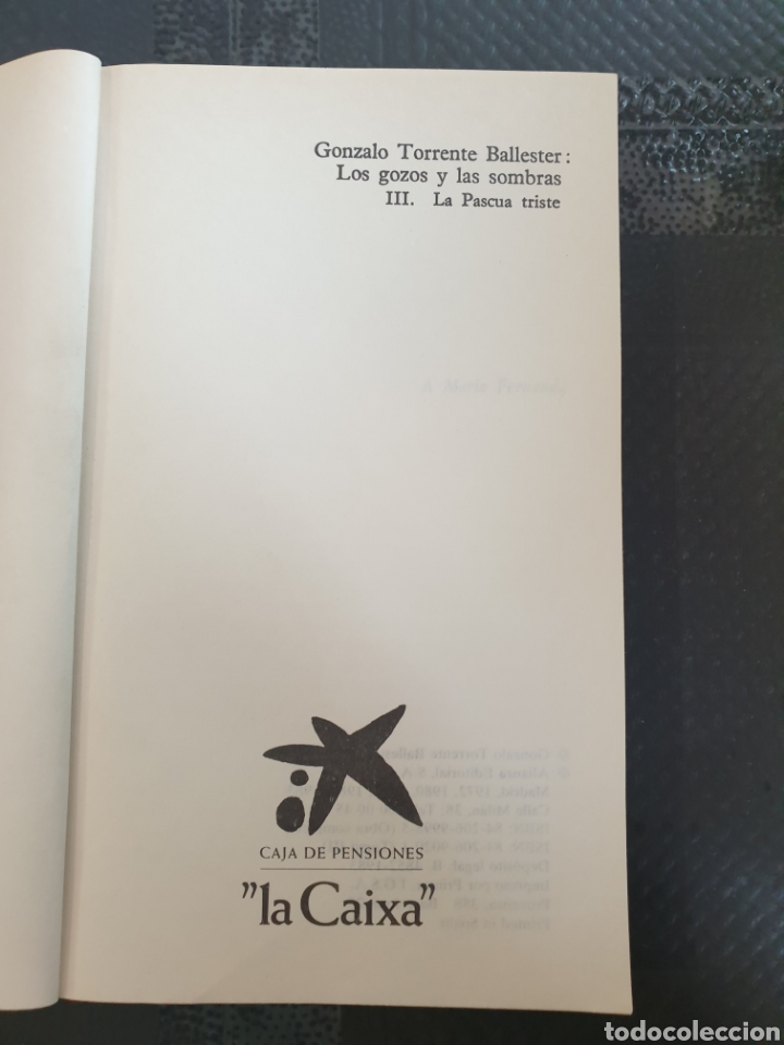 Libros de segunda mano: Los gozos y las sombras - Gonzalo torrente ballester - Foto 5