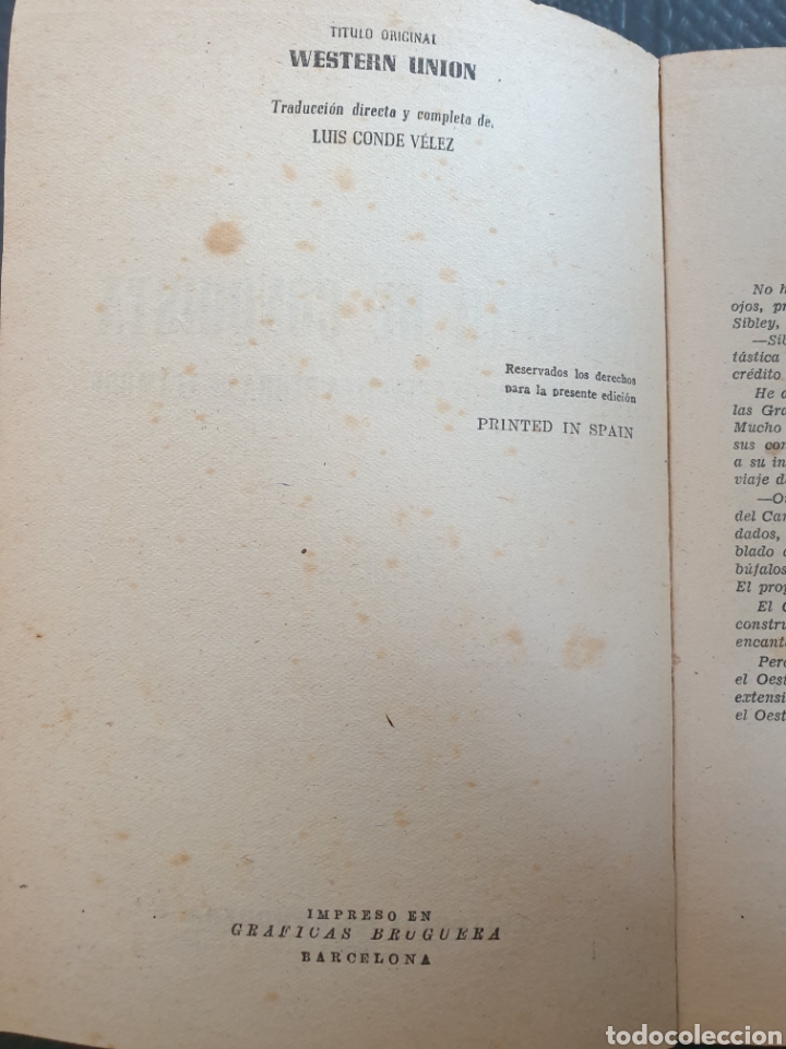 Libros de segunda mano: El esp&iacute;ritu de conquista - zane grey - Foto 6