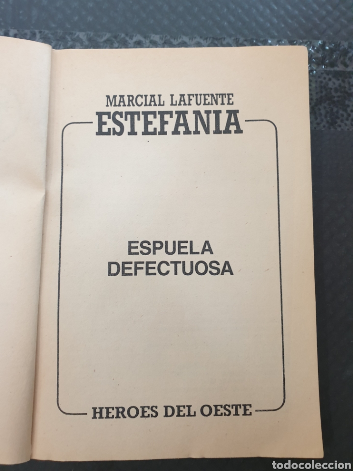 Libros de segunda mano: Espuela defectuosa - Estefan&iacute;a - Foto 5