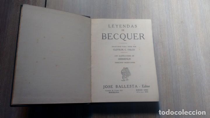 Libros de segunda mano: LEYENDAS DE BECQUER - - Foto 3