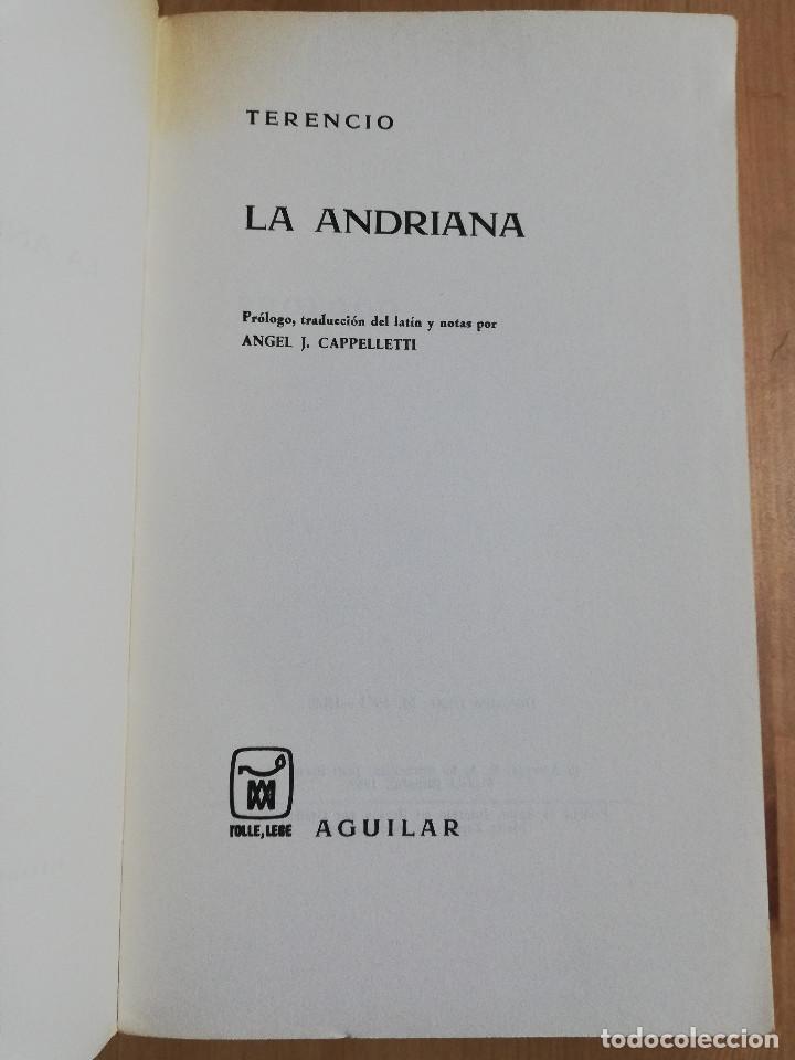 Libros de segunda mano: LA ANDRIANA (TERENCIO) - Foto 2