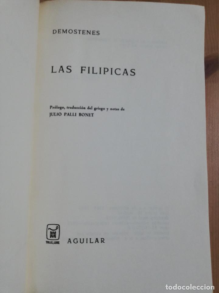 Libros de segunda mano: LAS FILIPICAS (DEMOSTENES) - Foto 2